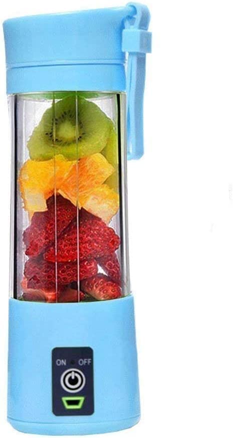 Juicer Portable Outdoor Juicing Cup Home Mini Co rdlessCrushed Ice Machine USB Charging Fruit Vegetable Blender (Random Color)