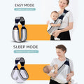 Baby Carrier, Ergonomic Baby Strap one Shoulder Labor-Saving Polyester Baby Half Wrapped Sling