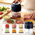 Mini Food Chopper Portable USB Rechargeable Vegetable Garlic Meat Grinder | With Cable - Size 250ml