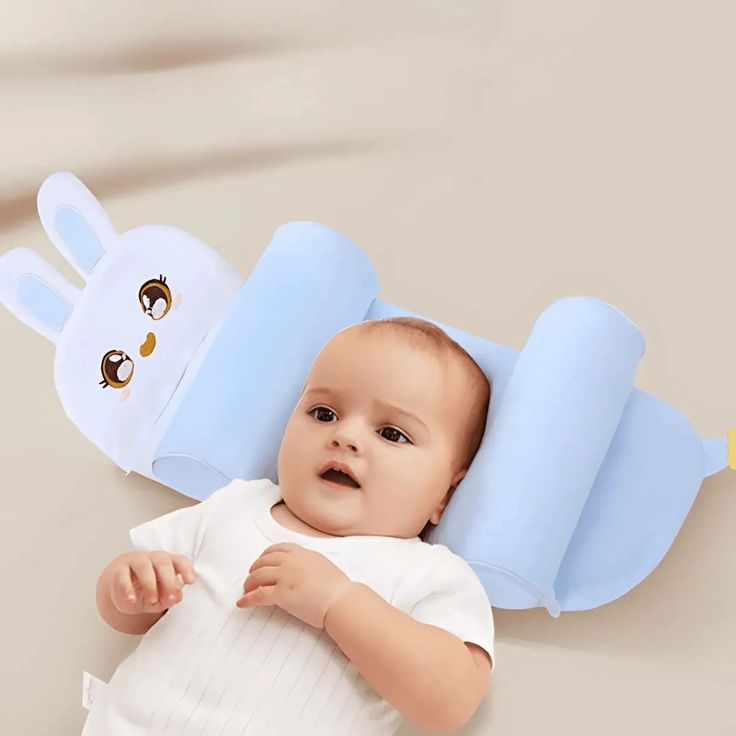 Adjustable Newborn Baby Head Shaping Pillow | Prevents Flat Head | Soft & Comfortable Support ( Random Color and Design )